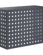 vidaXL Покритие за климатик Антрацит 110 x 50 x 80 cm Стомана