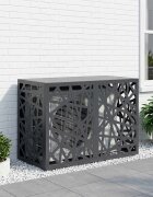 vidaXL Покритие за климатик Антрацит 90 x 40 x 60 cm Стомана