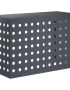 vidaXL Покритие за климатик Антрацит 90 x 40 x 60 см Стомана
