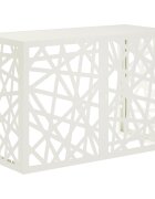 vidaXL Покритие за климатик Бяло 90 x 40 x 60 см Стомана