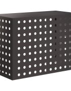 vidaXL Покритие за климатик Черно 100 x 50 x 70 cm Стомана
