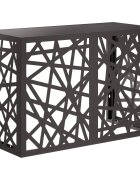 vidaXL Покритие за климатик Черно 90 x 40 x 60 см Стомана