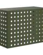 vidaXL Покритие за климатик Маслиненозелено 100 x 50 x 70 cm Стомана