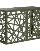 vidaXL Покритие за климатик Маслиненозелено 90 x 40 x 60 см Стомана