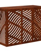 vidaXL Покритие за климатик Ръждясало 110 x 50 x 80 cm