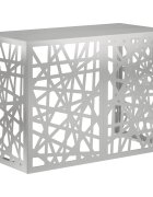 vidaXL Покритие за климатик Сребристо 100 x 50 x 70 cm