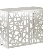 vidaXL Покритие за климатик Сребристо 100 x 50 x 70 cm