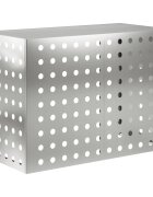 vidaXL Покритие за климатик Сребристо 100 x 50 x 70 cm