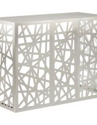 vidaXL Покритие за климатик Сребристо 110 x 50 x 80 cm