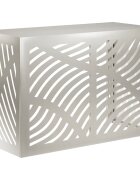 vidaXL Покритие за климатик Сребристо 90 x 40 x 60 см