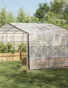 vidaXL Покритие за растения Прозрачен 2 x 12 m ПЕ