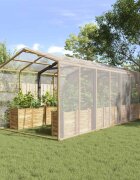 vidaXL Покритие за растения Прозрачен 6 x 12 m ПЕ