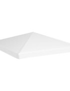 vidaXL Покрив за шатра 270 г/м² 3x3 м бял