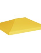vidaXL Покрив за шатра 270 г/м² 4x3 м жълт