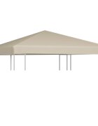 vidaXL Покрив за шатра 310 г/м² 3x3 м бежов