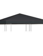 vidaXL Покрив за шатра 310 г/м² 3x3 м сив