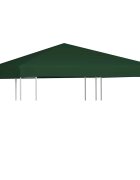 vidaXL Покрив за шатра 310 г/м² 3x3 м зелен