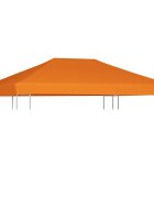 vidaXL Покрив за шатра 310 г/м² 4x3 м оранжев