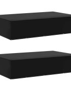 vidaXL Покривала за градински мебели 2 бр 12 капси 325x205x70 см