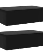 vidaXL Покривала за градински мебели 2 бр 12 капси 325x205x90 см
