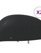 vidaXL Покривала за мотоциклети 2 бр 230x95x125 см 210D Оксфорд плат