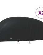 vidaXL Покривала за мотоциклети 2 бр 295x110x140 см 210D Оксфорд плат