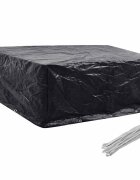 vidaXL Покривало за градински мебели 10 капси 260x260x90 см