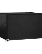 vidaXL Покривало за градински мебели 8 капси 132x132x80 см квадратно