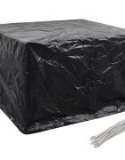 vidaXL Покривало за градински мебели 8 капси 135 x 135 x 90 см