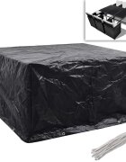vidaXL Покривало за градински мебели 8 капси 172 x 113 x 73 см