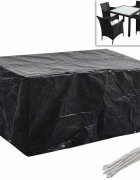 vidaXL Покривало за градински мебели 8 капси 180 x 140 x 90 см