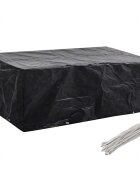 vidaXL Покривало за градински мебели 8 капси 200 x 160 x 70 см