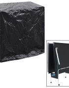 vidaXL Покривало за градински мебели тенис маса 8 капси 160x55x182 см