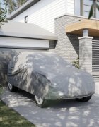 vidaXL Покривало за кола за SUV цяло сиво L нетъкан текстил