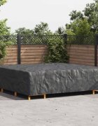 vidaXL Покривало за мебели 300 x 300 x 70 cm 210D Правоъгълна Черно