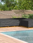 vidaXL Покривало за мебели 355 x 275 x 80 см 210D оксфордска тъкан