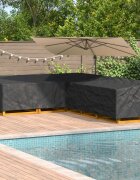 vidaXL Покривало за мебели 355 x 275 x 80 см 420D оксфордска тъкан