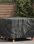 vidaXL Покривало за мебели Едноцветен Черно 113 x 113 x 73 cm 210D