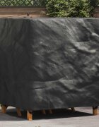 vidaXL Покривало за мебели Едноцветен Черно 116 x 100 x 120 см 210D