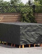 vidaXL Покривало за мебели Едноцветен Черно 143 x 225 x 90 см 210D