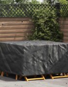 vidaXL Покривало за мебели Едноцветен Черно 150 x 150 x 75 cm 210D