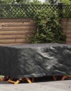 vidaXL Покривало за мебели Едноцветен Черно 172 x 113 x 73 cm 210D