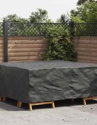 vidaXL Покривало за мебели Едноцветен Черно 210 x 200 x 70 см 420D