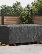 vidaXL Покривало за мебели Едноцветен Черно 240 x 140 x 90 cm 210D