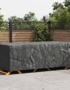 vidaXL Покривало за мебели Едноцветен Черно 300 x 140 x 90 cm 210D