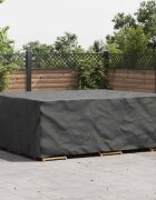 vidaXL Покривало за мебели Едноцветен Черно 300 x 250 x 100 cm 210D