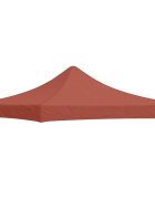vidaXL Покривало за парти шатра 3х3 м теракота 270 г/м²