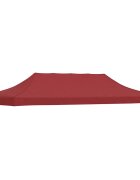 vidaXL Покривало за парти шатра 6x3 м бордо 270 г/м²