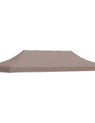 vidaXL Покривало за парти шатра 6x3 м таупе 270 г/м²