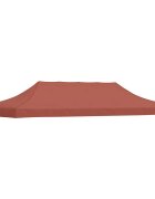 vidaXL Покривало за парти шатра 6x3 м цвят теракота 270 г/м²
